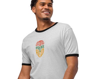 Certified House Head Unisex Ringer T-shirt, Dj Apparel & Festivals