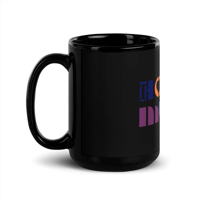 I Love House Music Black Glossy Mug