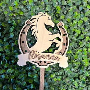 Horse cake topper, farm cake topper, custom cake topper, horse party