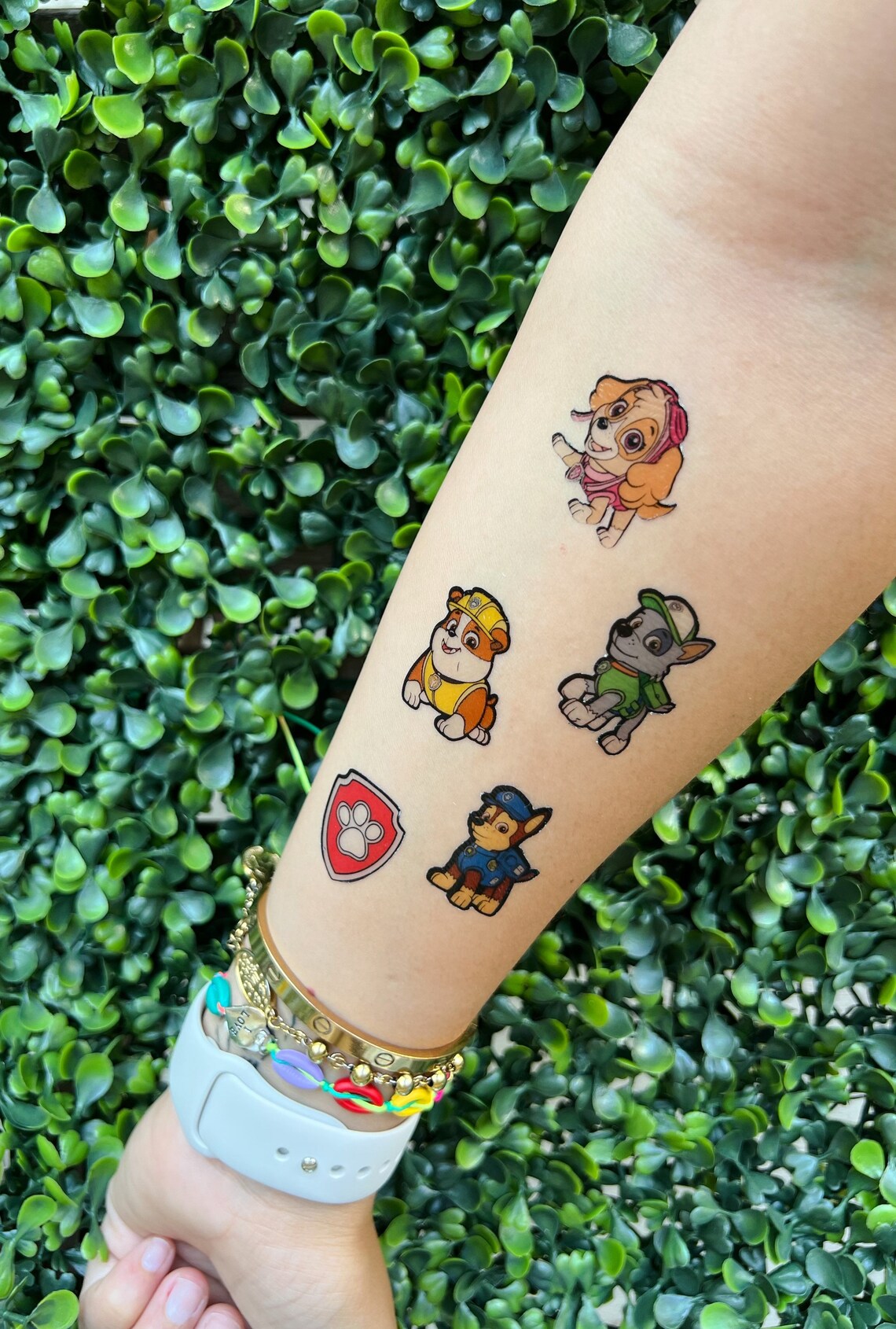PAW PATROL Temporary Tattoos for Kids 15 Temporary Tattoos - Etsy