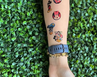 Mickey  temporary tattoos, clubhouse Disney tattoos for kids, Disney tattoos