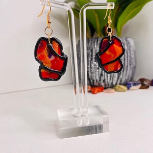 Butterfly shaped earrings- polymer Clay earrings- multi color earrings- dangle and drop earrings- handmade earrings- jewelry