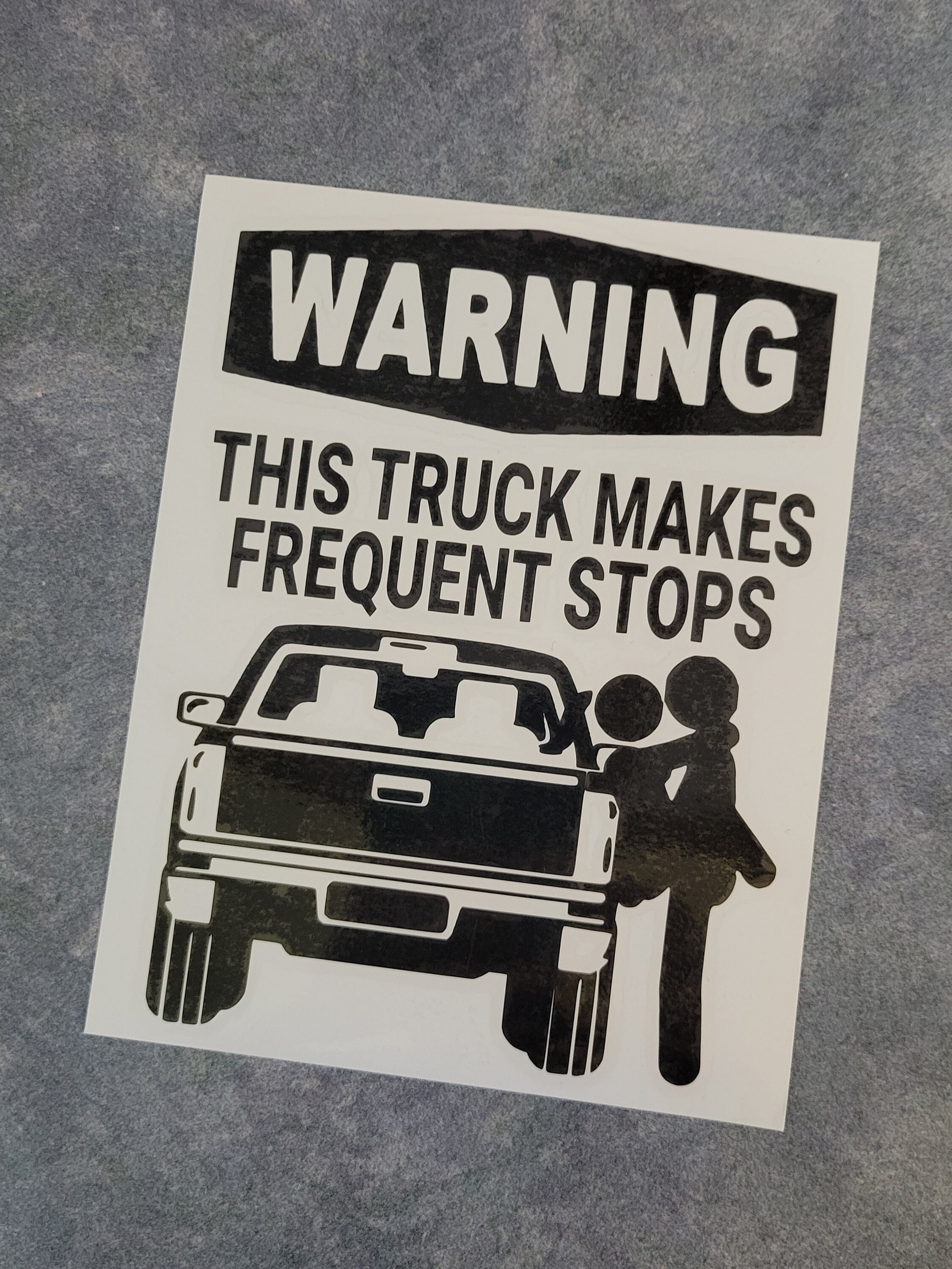 Autocollant "livraison Arrêts Fréquents" – Jaune, 30x14 Cm, Stickers-Express, Neuf