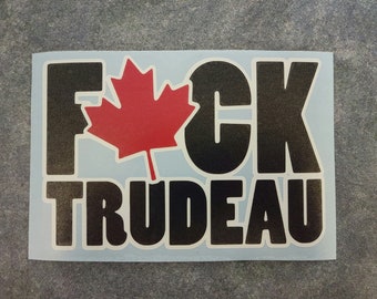 Fuck Trudeau Vinyl Decal