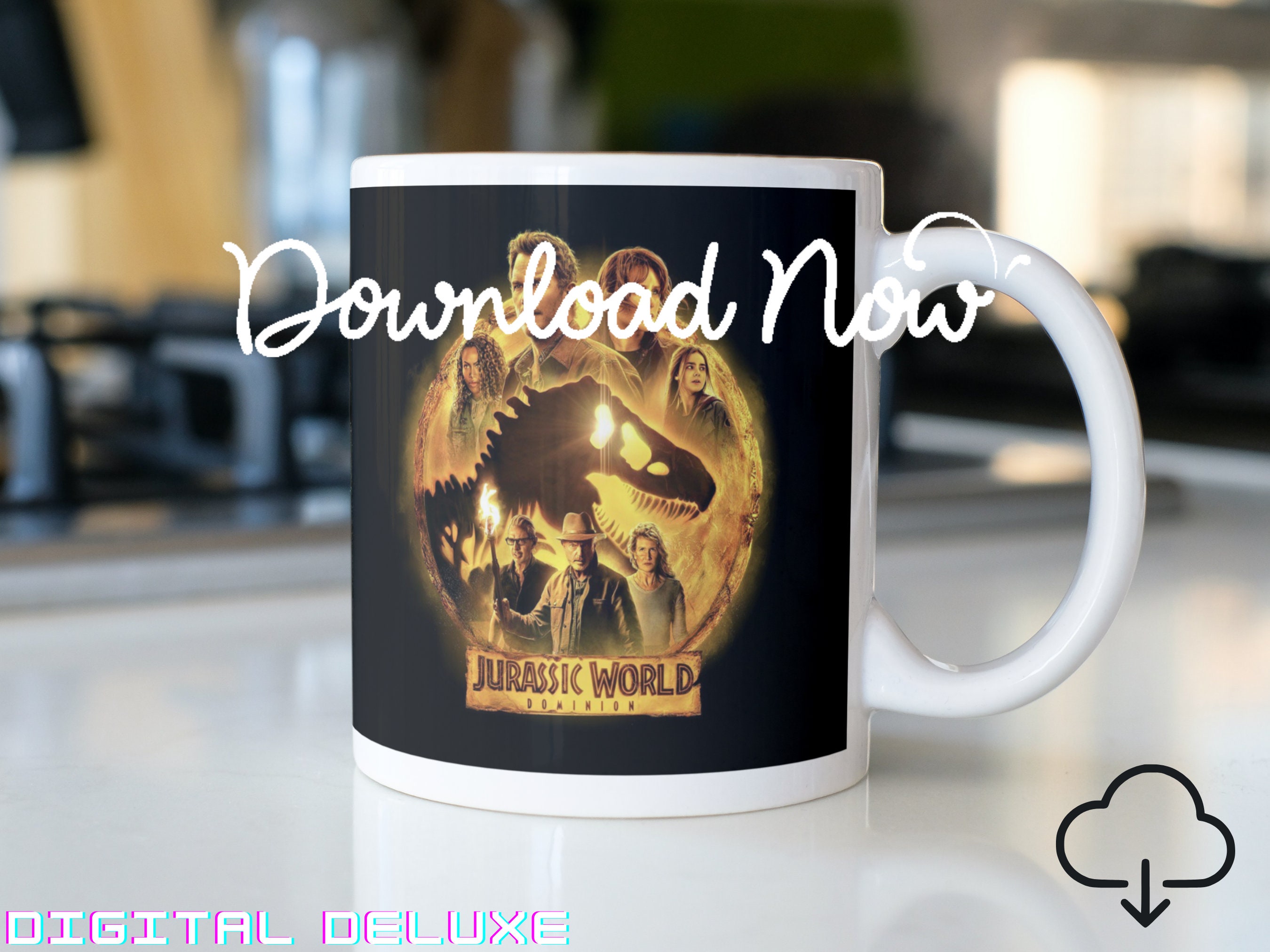 Jurassic World Dominion 2022 Movie Coffee Tea Mug Cup 11 Oz Etsy