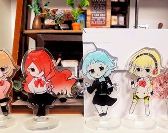 P3 Persona Girls  - 8cm Mini Acrylic Standee - Kawaii Deskpals Computer Buddy