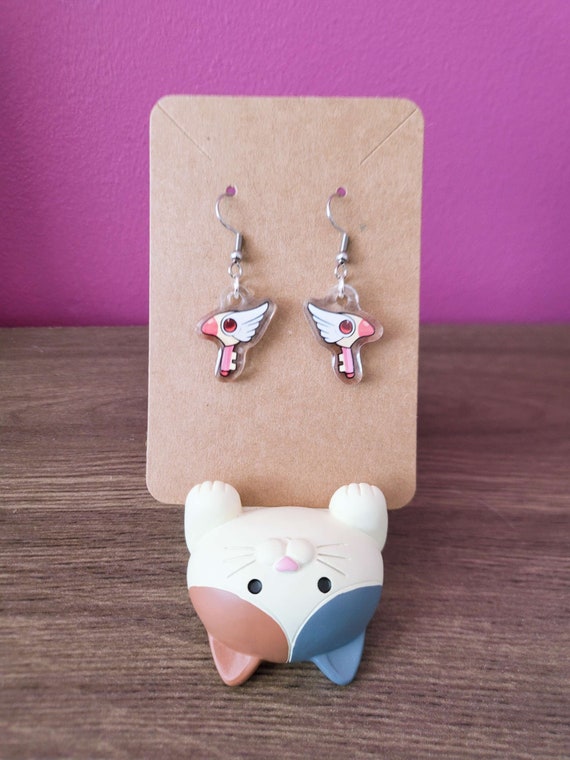 Cardcaptor CCS Sakura Kinomoto Inspired Earrings Stainless Steel