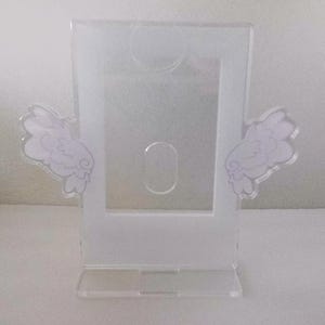Engelsflügel Fotorahmen - niedlicher kawaii Anime Kunst Fotokarte Kartenhalter aus Acryl
