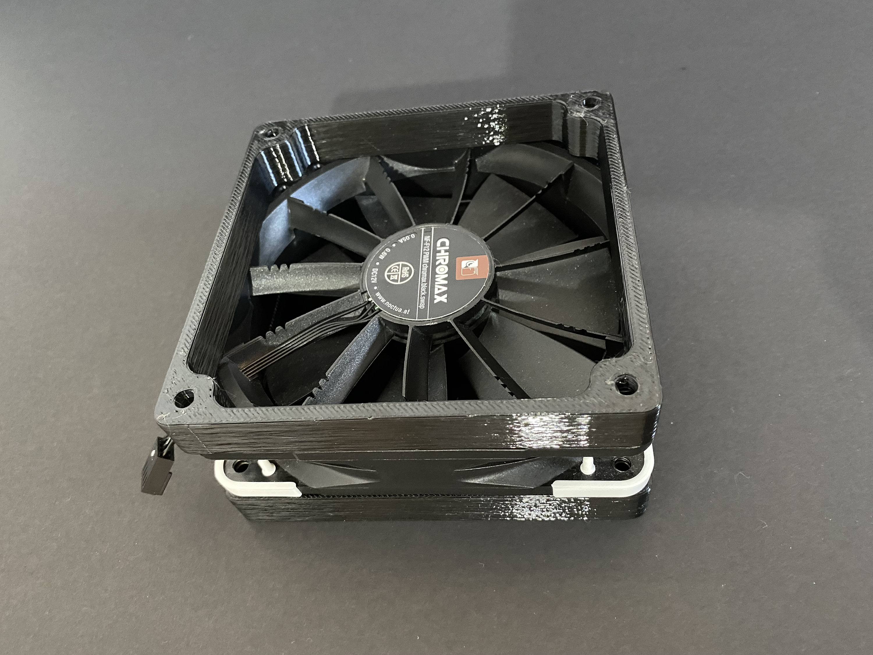 120mm PC Radiator Fan Shroud 120mm Fan Spacer Etsy