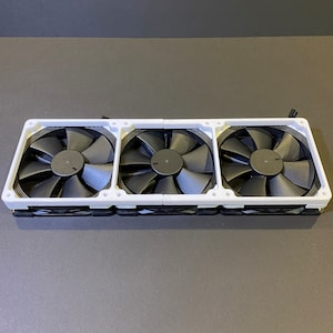 120mm PC Radiator Fan Shroud | Set of 360mm Radiator Fan Spacer - Etsy
