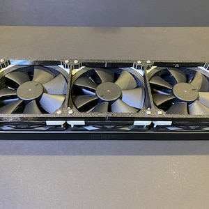 120mm PC Radiator Fan Shroud | Set of 360mm Radiator Fan Spacer - Etsy