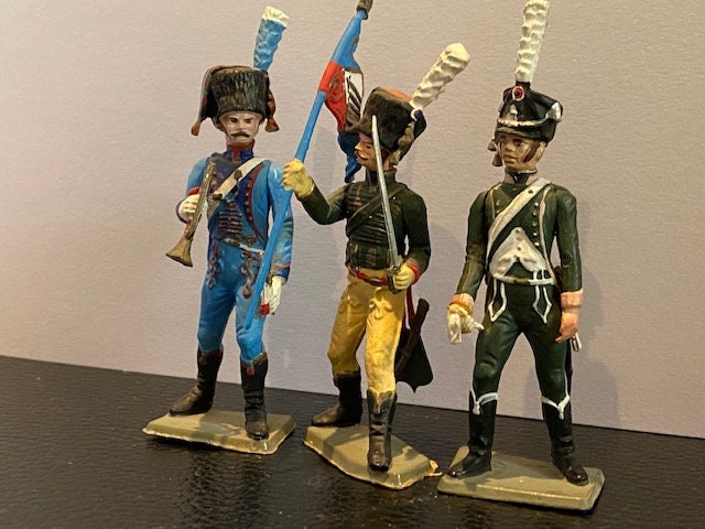 NAPOLEONIC WARS Guards gendarme Metal Figure 1/32 Tin Toy Soldiers 