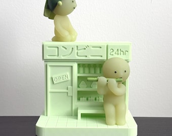 3D Printed Japanese Konbini Diorama – Smiski Display