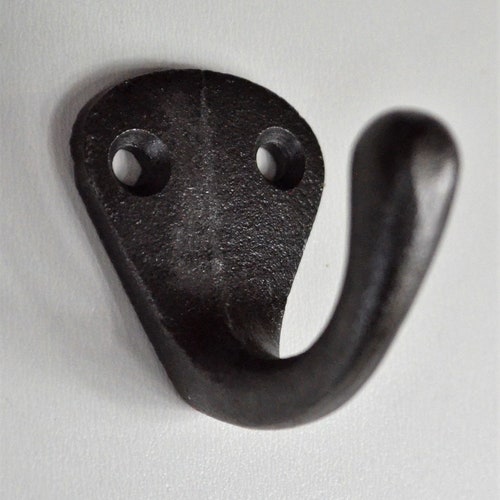 Traditional Classic Single Cast Iron Coat Hook 2 Etsy