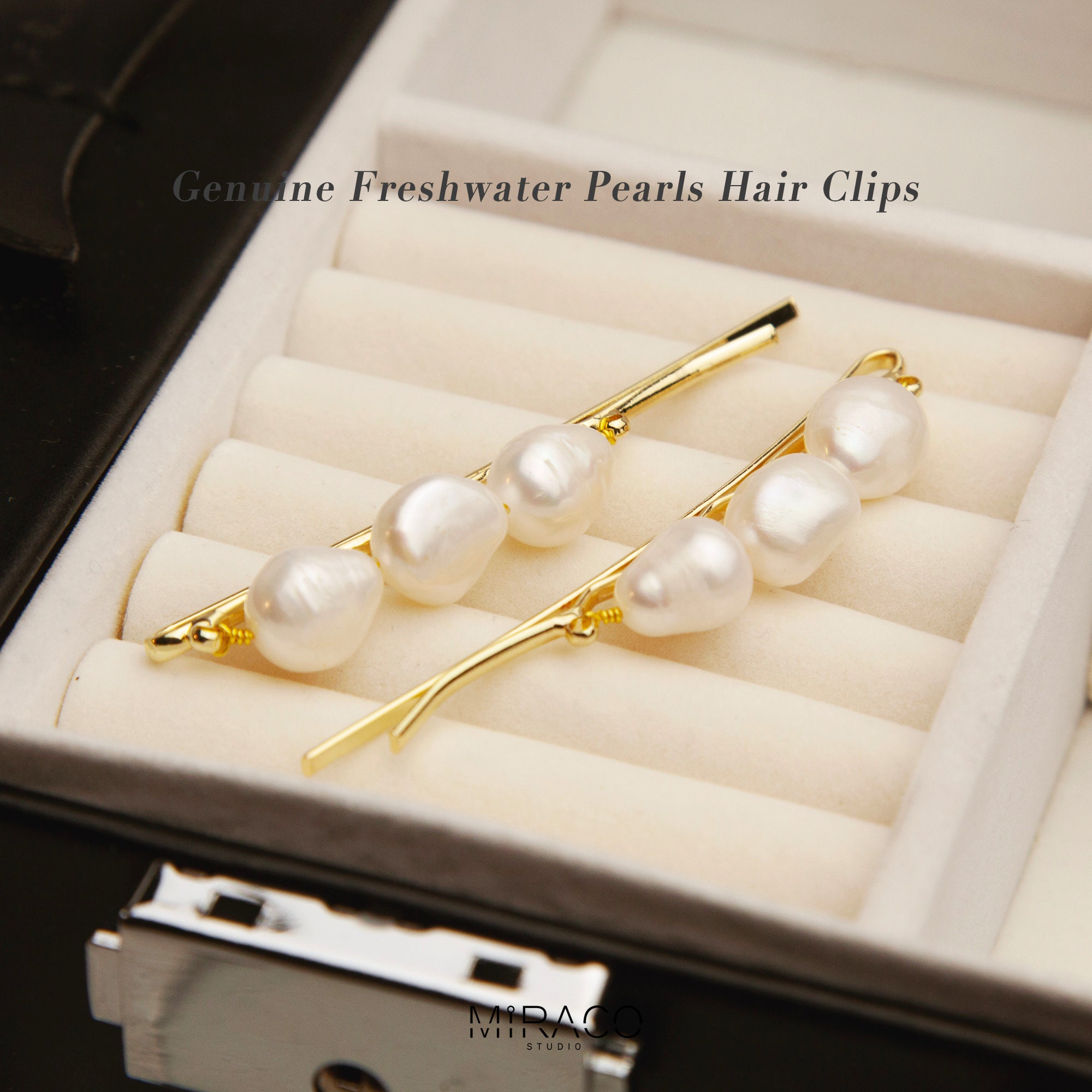 Baroque Pearls Hair Clip, Cultures Freshwater Irregular Shape Pearl Hair  Accessories, Wedding Hair Clip, Engagement Bridal Bridesmaid Gift 