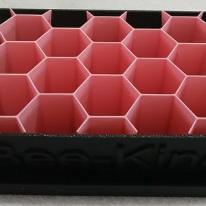 Bee Kind Honey Comb Seed Starting Cell Tray, Sturdy Washable Reuseable Seedling Set With Capillary Matting, Great for multi seed sowing.