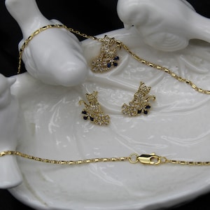 The real 18K Gold plated &quot;Crazy Cat Lady&quot; Set