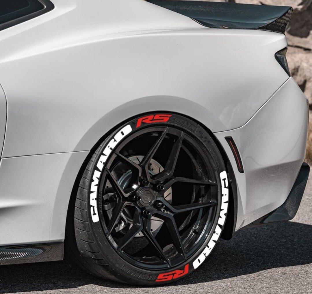 Camaro tire stickers online