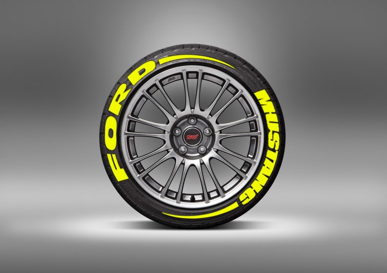 Tire Lettering FORD Mustang Shelby Permanent Raised Tire Etsy