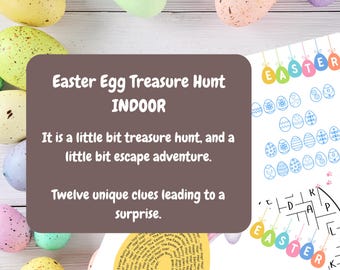 Make Easter Memorable: Printable Indoor Easter Egg Treasure Hunt for the Whole Family