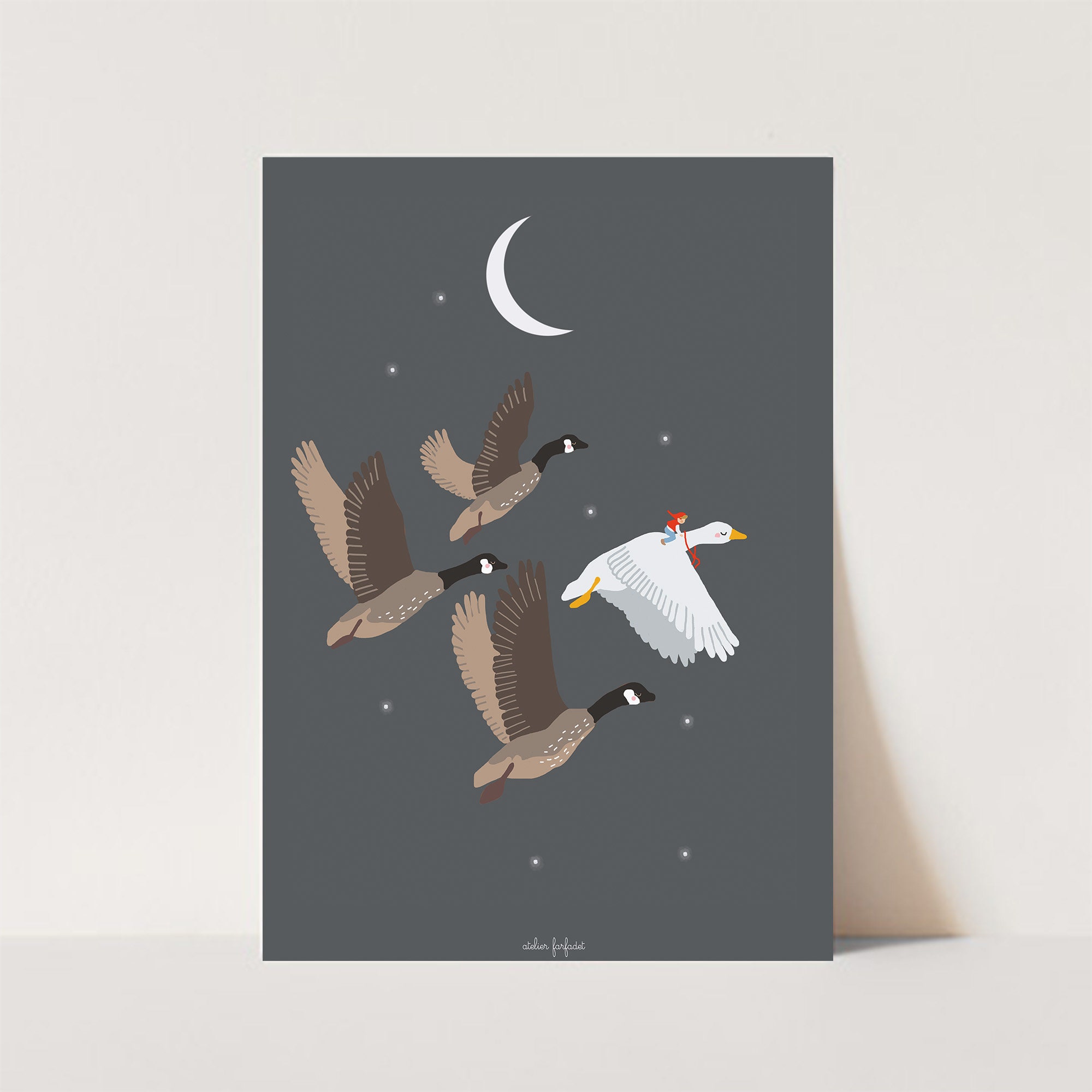 Affiche Le Merveilleux Voyage de Nils Holgerson -Enfant Bébé