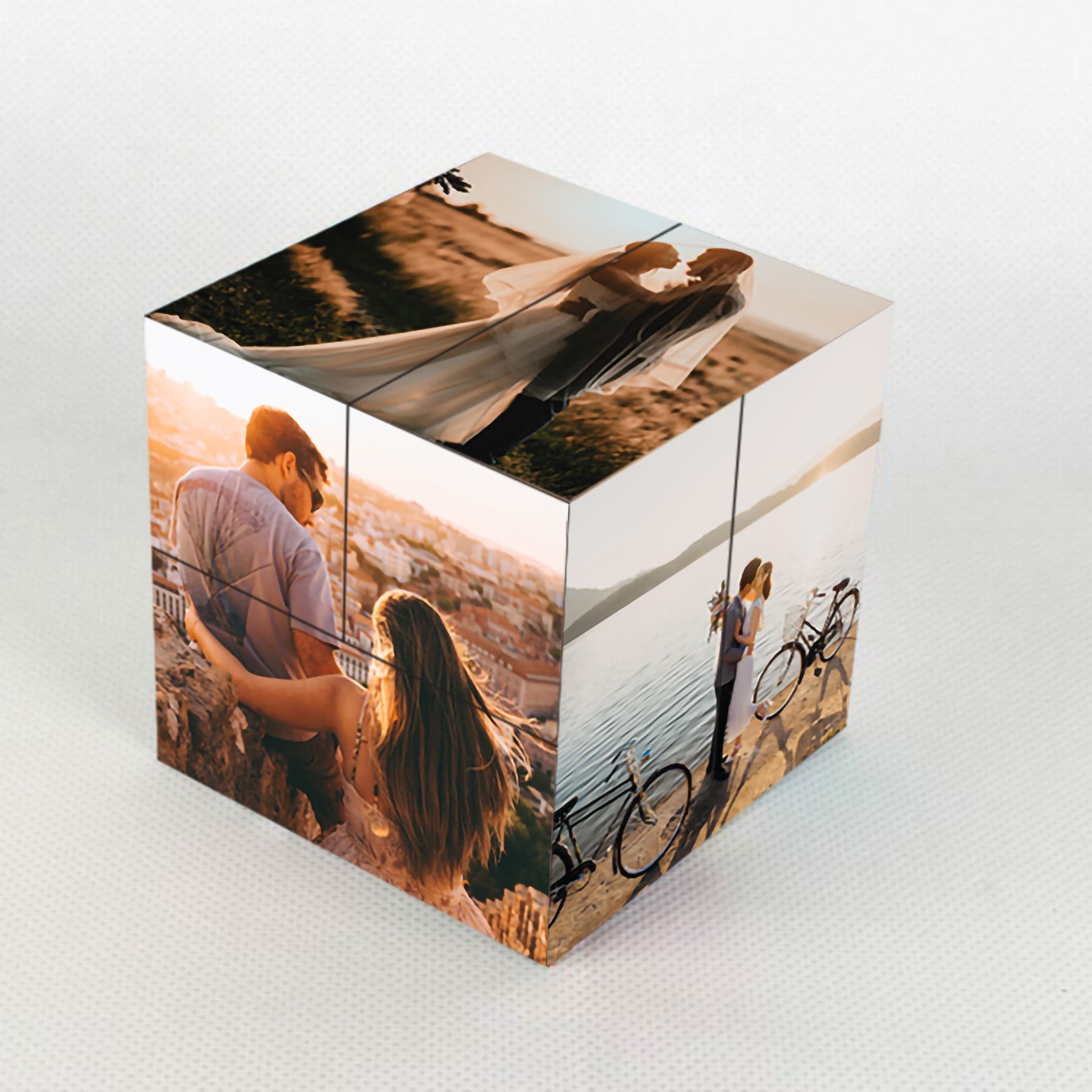 Custom Photo Cube Infinity Cube Personalized Photo Etsy