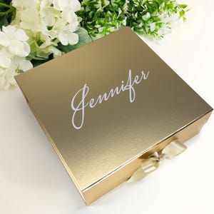 13"x13" Large Square Custom Gift Box With Magnetic Closure, Personalized Gift Box, Wedding Gift Box, Bridesmaid Gift Box, Self Care Gift Box