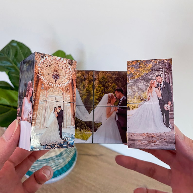 Personalized Photo Cube Infinity Cube Custom Photo Etsy