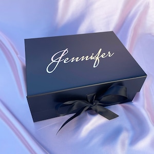 Benutzerdefinierte Geschenkbox mit Magnetverschluss, personalisierte Geschenkbox, Dankeschön-Geschenkbox, Hochzeitsgeschenkbox, Brautjungfer Geschenkbox, Self Care Geschenkbox