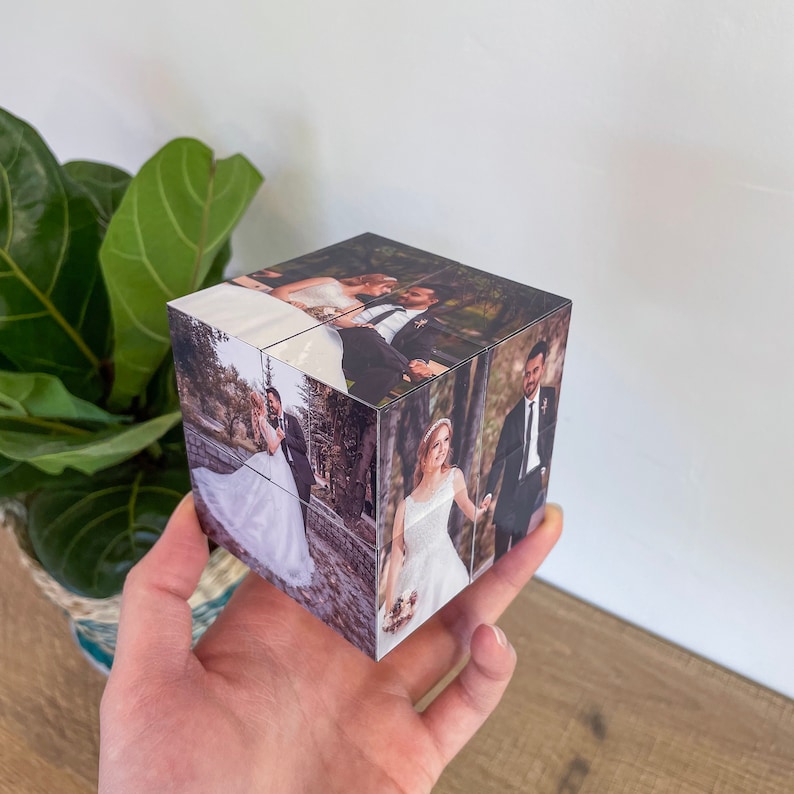 Personalized Photo Cube Infinity Cube Custom Photo Etsy