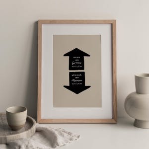More from God&#39;s Will – Christian Quote Print, Minimalist, Digital Download, Boho Decor, Wedding Wall Art, Faith Bible Verse