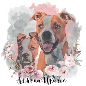 Watercolor Pet Portraits