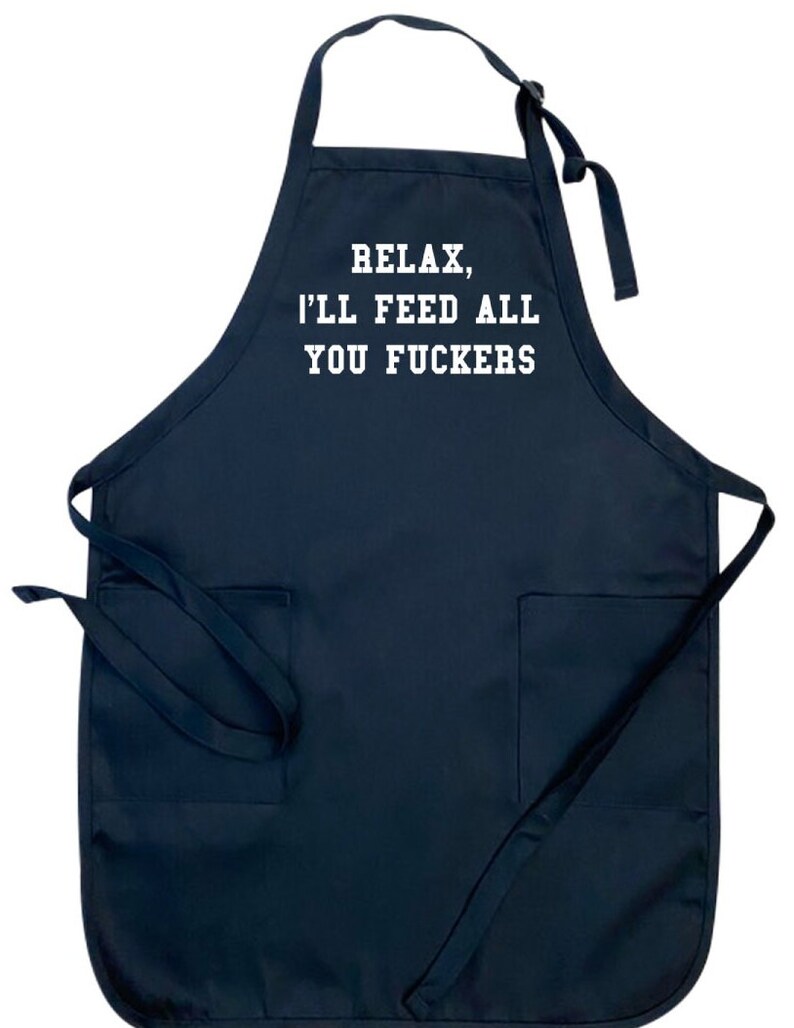 Lustiges Küchentuch „I’ll Feed All You Fxxkers“ – 40x61 Cm, Mikrofaser, Saugstark (witziges Geschenk Für Köche & Genießer)