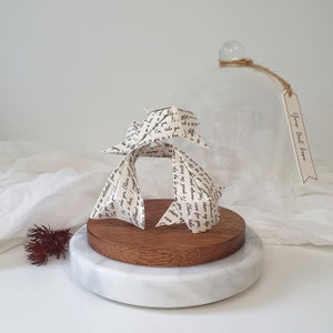Regalo di voto di matrimonio per lui ~ Regalo personalizzato per il primo anniversario di matrimonio ~ Ornamento di pesce koi origami personalizzato ~ Ricordo fatto a mano con i tuoi voti