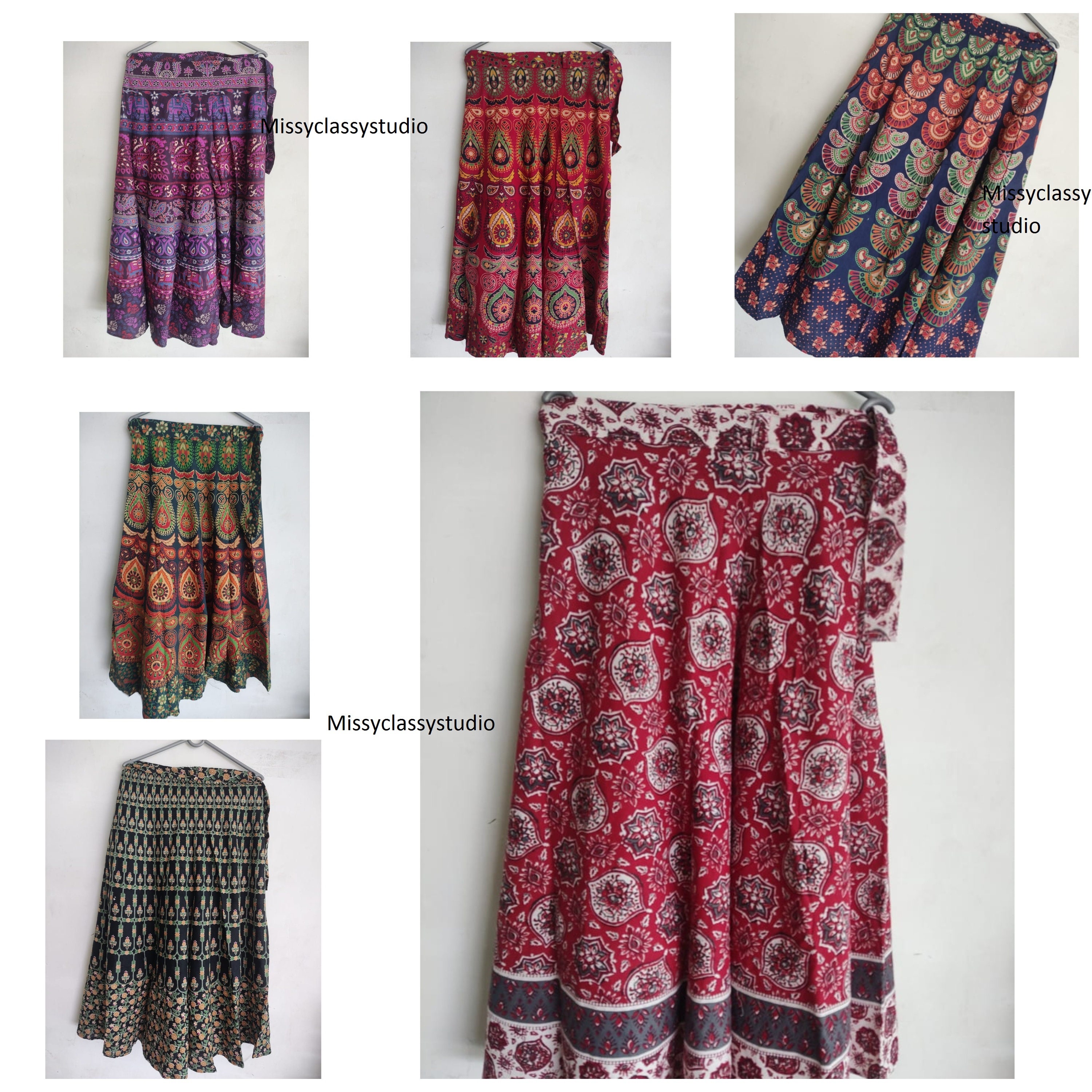 Tricot Chic Natural White Wrap Skirt
