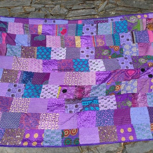 Patchwork Handmade blankets Wall Hanging quilts Baby Shower Gift Bohemian Handmade Comforter On Huge Sale