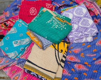 Indiase kantha quilt Indiase vintage Kantha quilt handgemaakte gooien omkeerbare deken sprei katoen stof Boheemse quilt