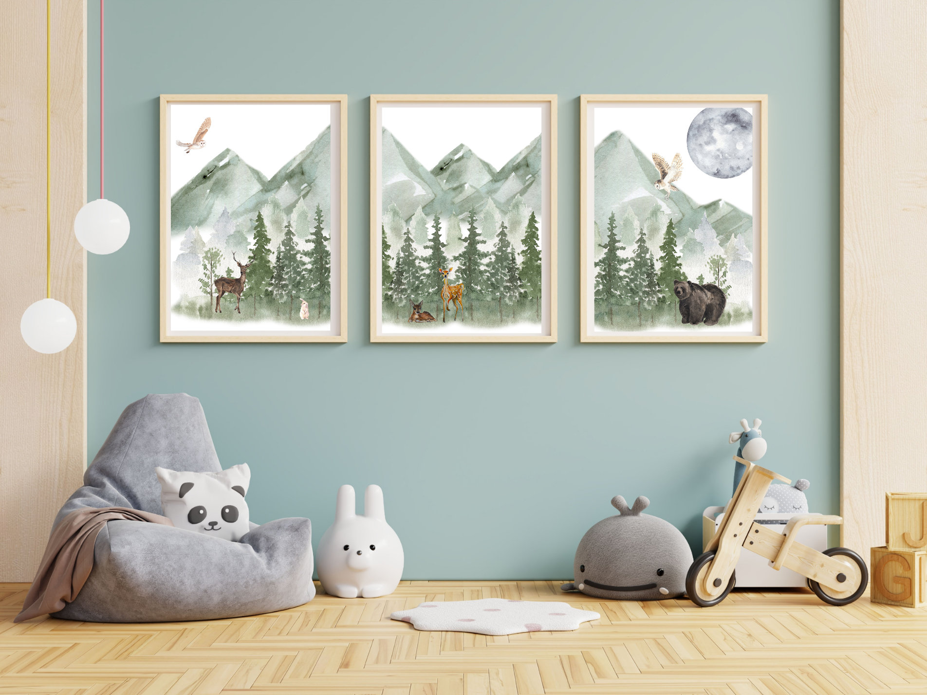 Mountain Nursery Decor Woodlands Nursery Decor Forest Etsy Canada