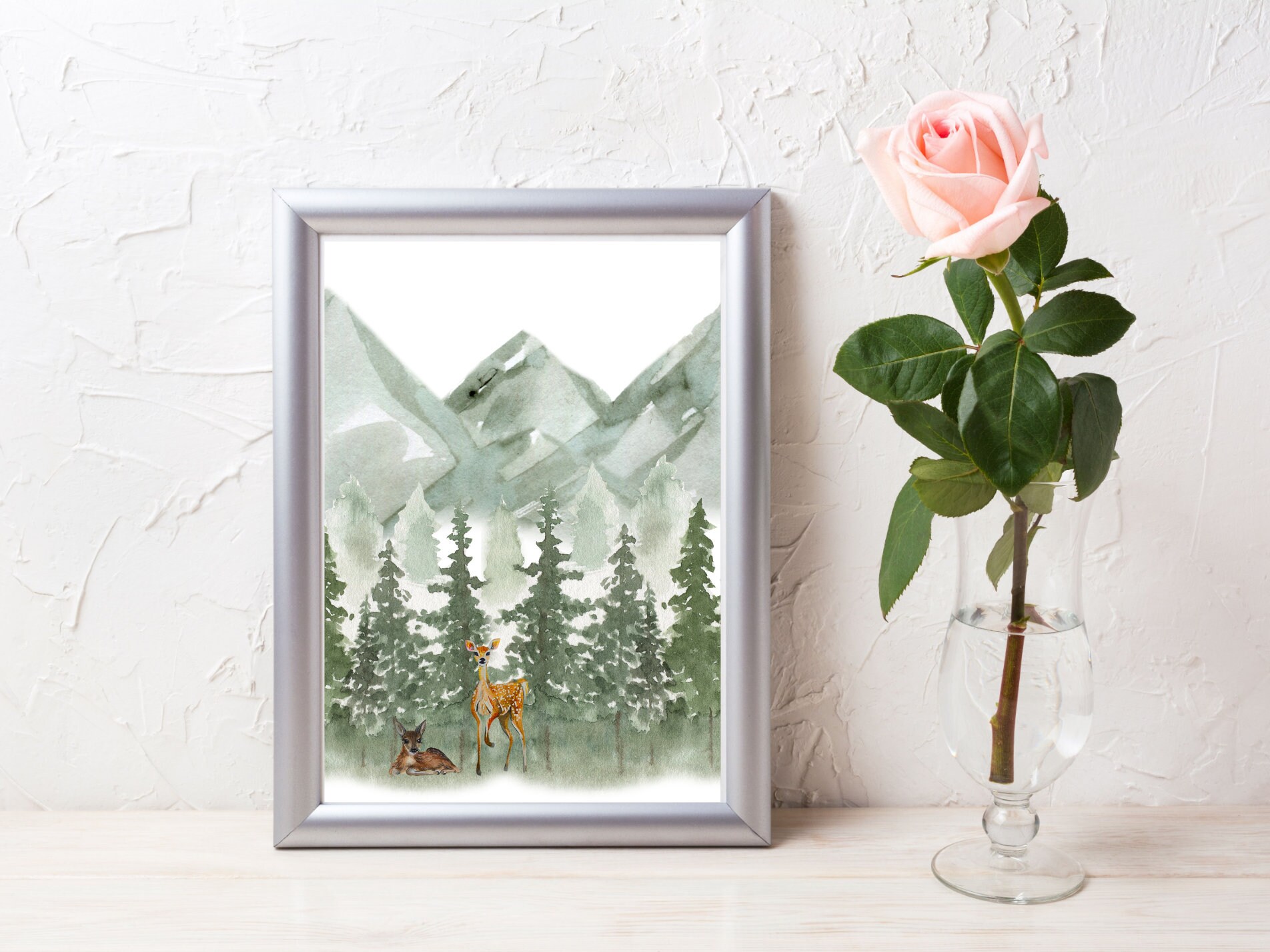 Mountain Nursery Decor Woodlands Nursery Decor Forest Etsy Canada