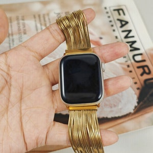 Bracelet à pampilles pour Apple Watch 38 mm 40 mm 41 mm 42 mm 44 mm 45 mm 49 mm Femme, Bracelet chaîne élégant pour iWatch Ultra SE Series 9 8 7 6 5 4 3 image 1