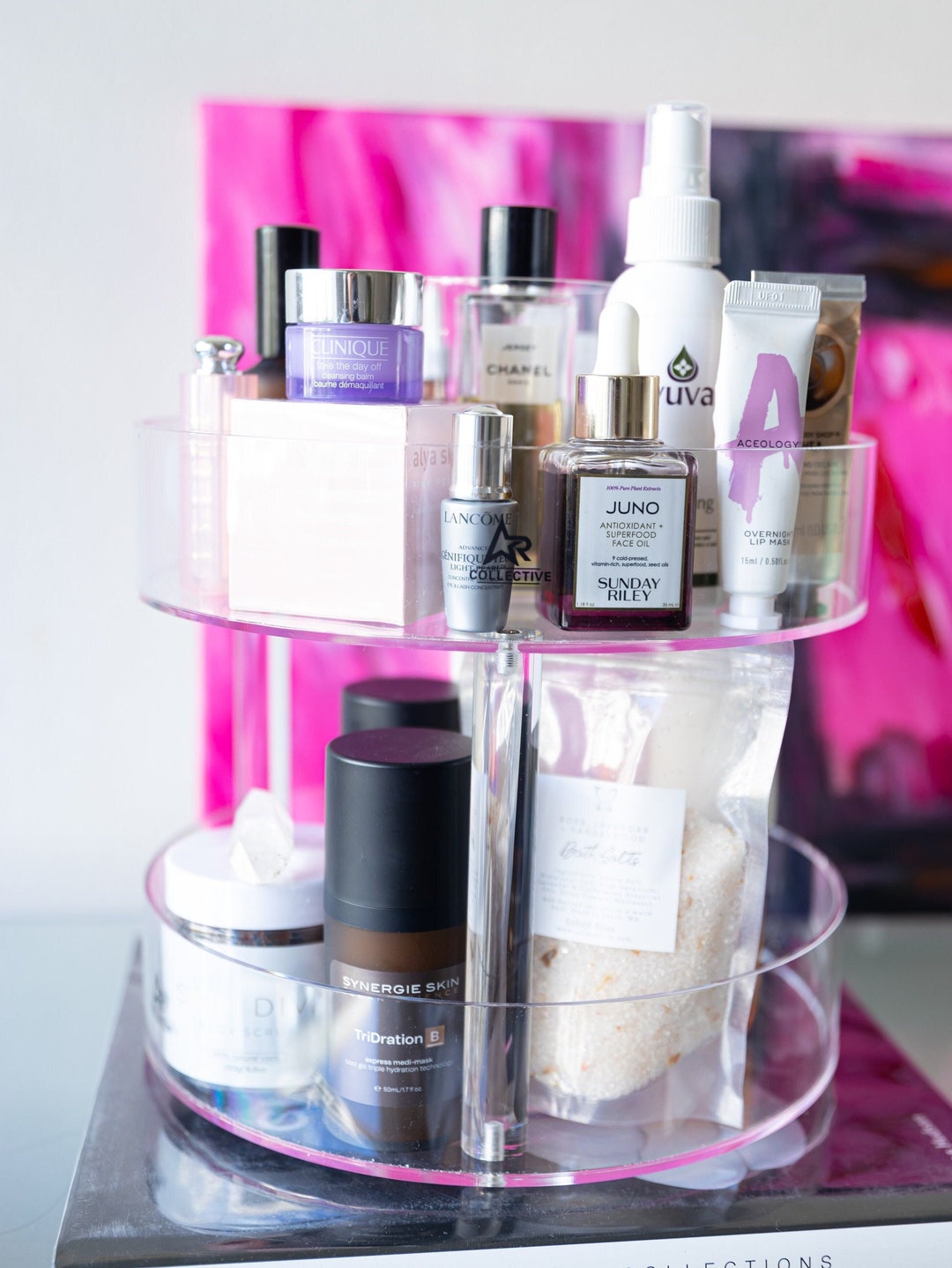 Star Rotating Mini Skincare Holder Etsy