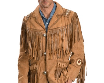 male fringe jacket