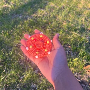 Beaded Disk Spinner Pattern | Crochet Fidget Spinner Pattern | Handheld Fidget Spinner Pattern