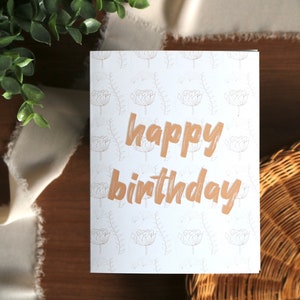 Joyeux anniversaire Carte de vœux