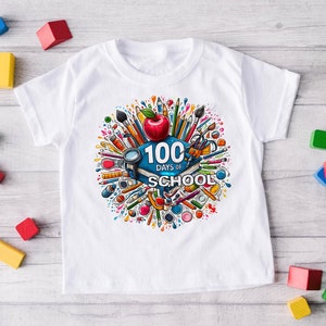 100 Days of school Art shirt, 100 Days Of School Shirt For Girls, 100 days of school shirt for boys, Art Teacher shirt, Art lover, Art class