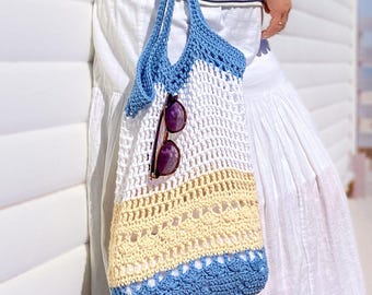 Crochet Market Tote Bag Pattern: Stretchy Design (PDF Pattern)