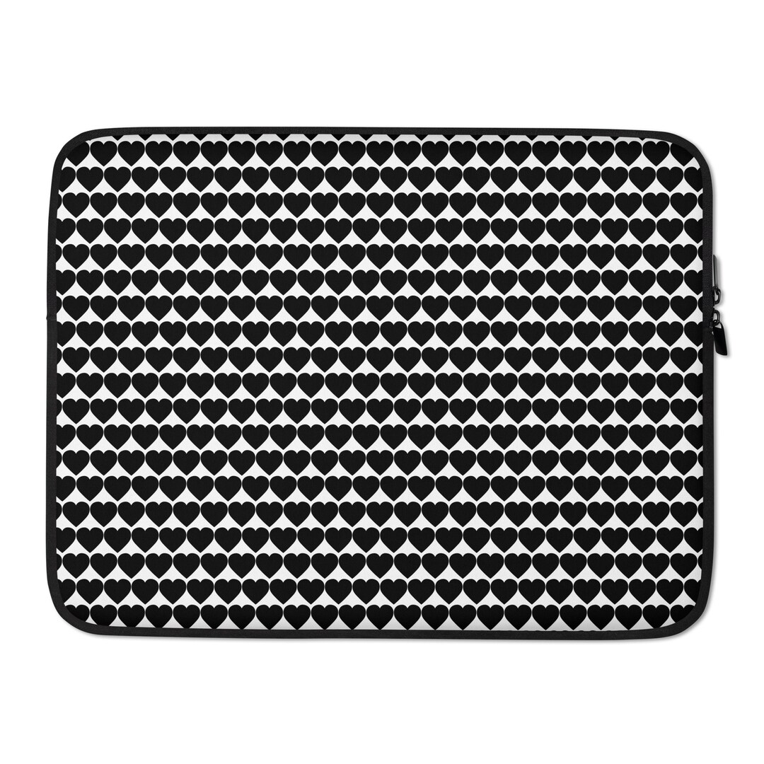 15 Black Heart Laptop Sleeve Etsy