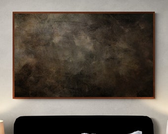 Dark Moody Abstract Art Print: Large Modern Wall Decor (Digital Download)