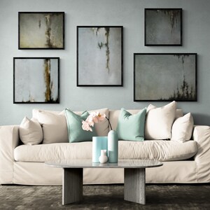 Printable Gallery Wall Set of 5 Abstract Art Prints, Minimalist Modern Art Instant Digital Download