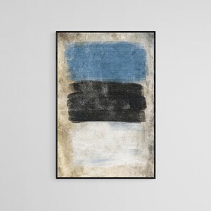 Large Abstract Art Print, Calming Colors Contemporary Abstract Art Instant Download